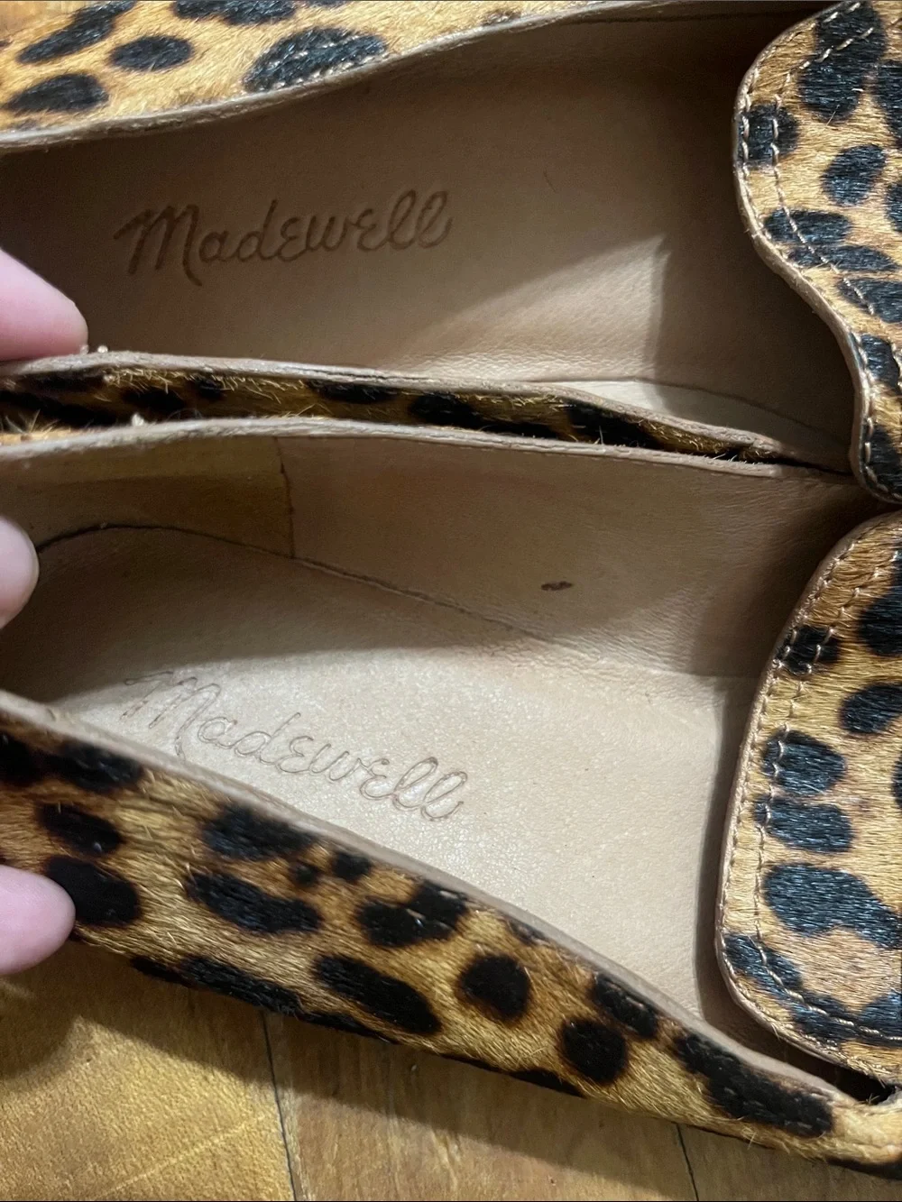 Madewell Leopard-Print Penny Loafers in Brown and Black - Picture 2 of 6
